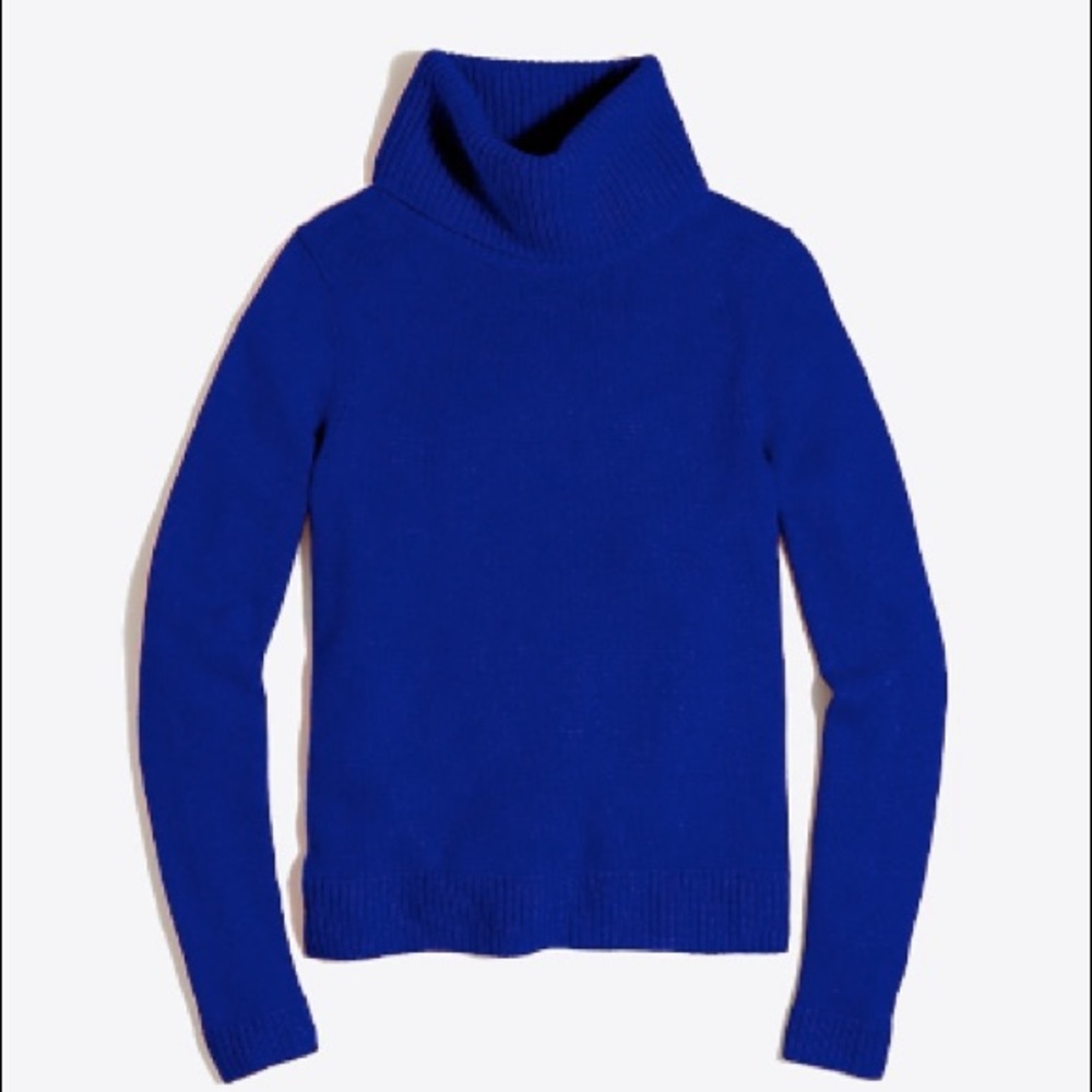 Royal blue J Crew turtleneck